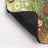Stillleben - Rote Mohnblumen und Morden Mousepad (Ecke)