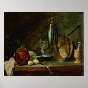 Stillleben: Schneller Tagesmenü, 1731 Poster