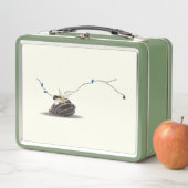 Stillleben Seezell Gedicht Küsten-Kunstkasten Metall Brotdose (Beispiel)