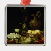 Stillleben Silbernes Ornament (Vorne)