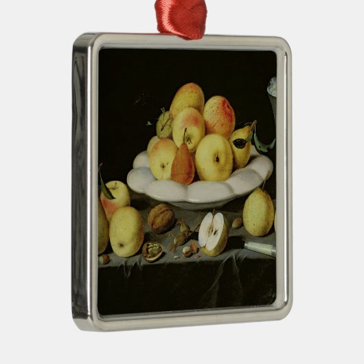 Stillleben Silbernes Ornament (Rechts)