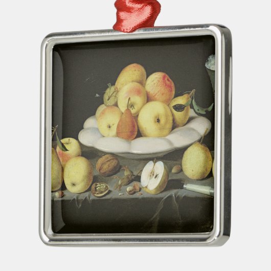 Stillleben Silbernes Ornament (Links)