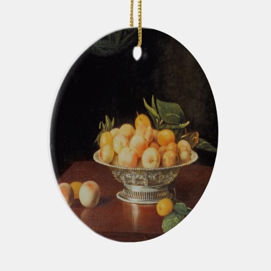 Stillleben T32176 der Pfirsiche, c.1700 Keramik Ornament (Rechts)