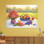 Stillleben (ursprüngliche Ölmalerei) Leinwanddruck (Insitu (Wohnzimmer))