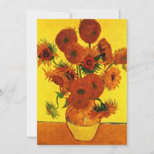Stillleben-Vase mit 15 Sonnenblumen Vincent van Go