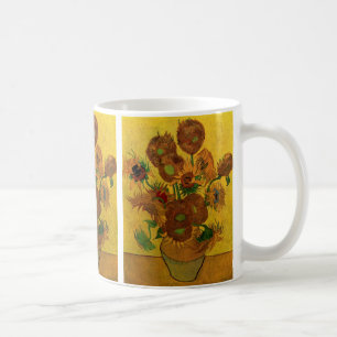 Stillleben-Vase mit 15 Sonnenblumen Vincent van Go Kaffeetasse