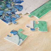 Stillleben: Vase mit Iren von Vincent van Gogh Puzzle (Seite)
