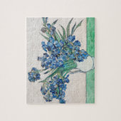 Stillleben: Vase mit Iren von Vincent van Gogh Puzzle (Vertikal)