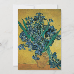 Stillleben-Vase mit Schwertlilien von Vincent van  Einladung