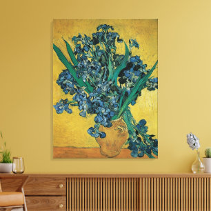 Stillleben-Vase mit Schwertlilien von Vincent van  Leinwanddruck