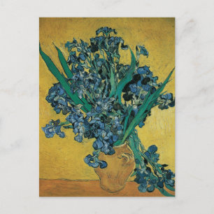 Stillleben-Vase mit Schwertlilien von Vincent van  Postkarte