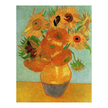 Stillleben - Vase mit zwölf Sonnenblumen