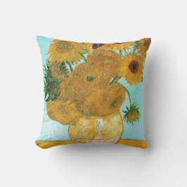 Stillleben - Vase mit zwölf Sonnenblumen Van Gogh Kissen