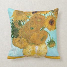 Stillleben - Vase mit zwölf Sonnenblumen Van Gogh Kissen
