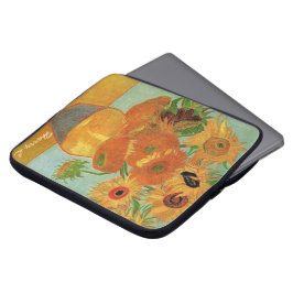 Stillleben Vase mit zwölf Sonnenblumen, van Gogh Laptopschutzhülle