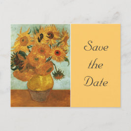 Stillleben - Vase mit zwölf Sonnenblumen, Vincent Ankündigungspostkarte