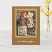 Stillleben-Vatertagskarte fischen Karte (Gelbe Blume)