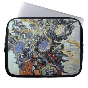 Stillleben Vincent van Goghs   mit Disteln, 1890 Laptopschutzhülle