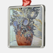 Stillleben Vincent van Goghs | mit Disteln, 1890 Silbernes Ornament (Links)