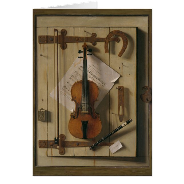 Stillleben, Violine und Musik (Vorne)