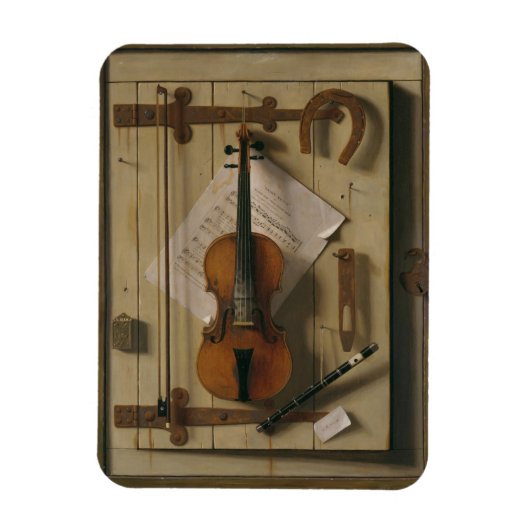 Stillleben, Violine und Musik Magnet (Vertikal)
