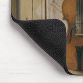 Stillleben, Violine und Musik Mousepad (Ecke)