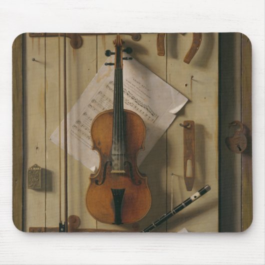 Stillleben, Violine und Musik Mousepad (Vorne)