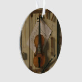 Stillleben, Violine und Musik Ornament (Vorderseite)