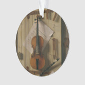 Stillleben, Violine und Musik Ornament (Vorderseite)