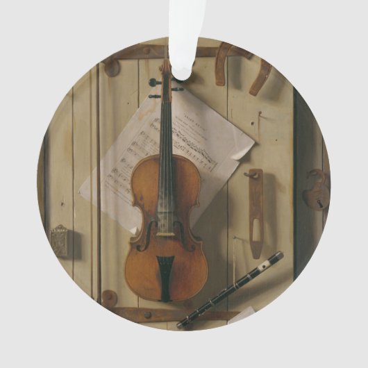 Stillleben, Violine und Musik Ornament (Vorderseite)