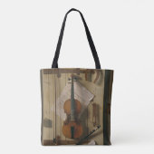 Stillleben, Violine und Musik Tasche (Rückseite)