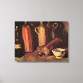 Stillleben von 4 Steinflaschen von Vincent van Gog Leinwanddruck (Vorderseite)