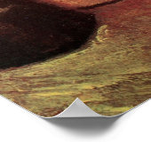 Stillleben von 4 Steinflaschen von Vincent van Gog Poster (Ecke)