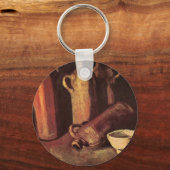 Stillleben von 4 Steinflaschen von Vincent van Gog Schlüsselanhänger (Vorderseite)