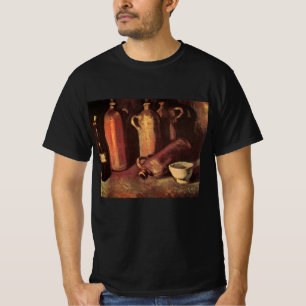 Stillleben von 4 Steinflaschen von Vincent van Gog T-Shirt