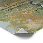 Stillleben von Äpfeln und Keksen, 1880-82 Poster (Ecke)