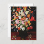Stillleben von Blume, 1610er Postkarte (Vorne/Hinten)
