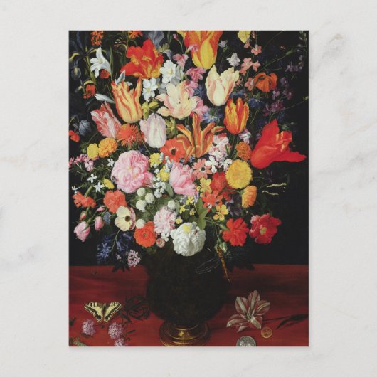 Stillleben von Blume, 1610er Postkarte (Vorderseite)