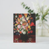 Stillleben von Blume, 1610er Postkarte (Stehend Vorderseite)