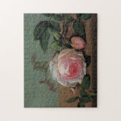 Stillleben von Blume an der Kante Puzzle (Vertikal)