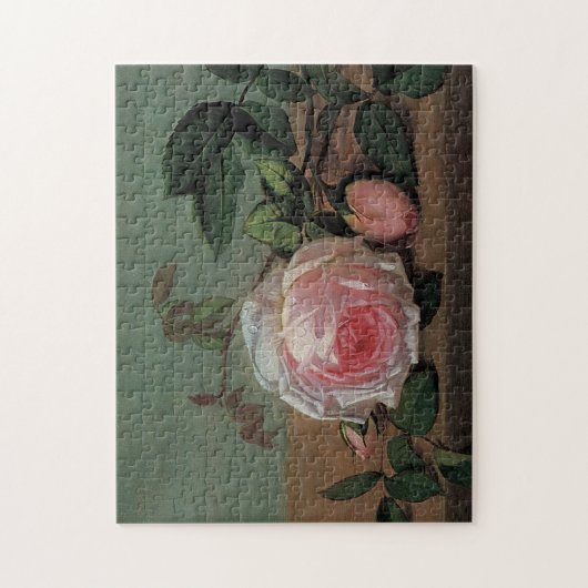 Stillleben von Blume an der Kante Puzzle (Vertikal)