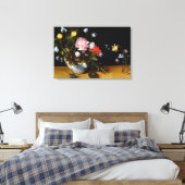 Stillleben von Blume Leinwanddruck (Insitu (Schlafzimmer))