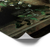 Stillleben von Blume Poster (Ecke)