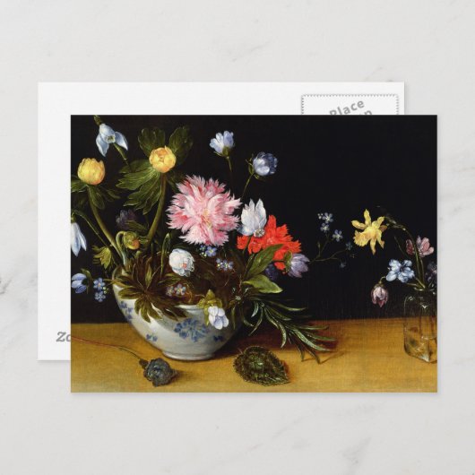Stillleben von Blume Postkarte (Vorne/Hinten)