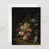 Stillleben von Obst Postkarte (Vorne/Hinten)