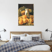 Stillleben von Orangen, Wassermelone Leinwanddruck (Insitu (Schlafzimmer))