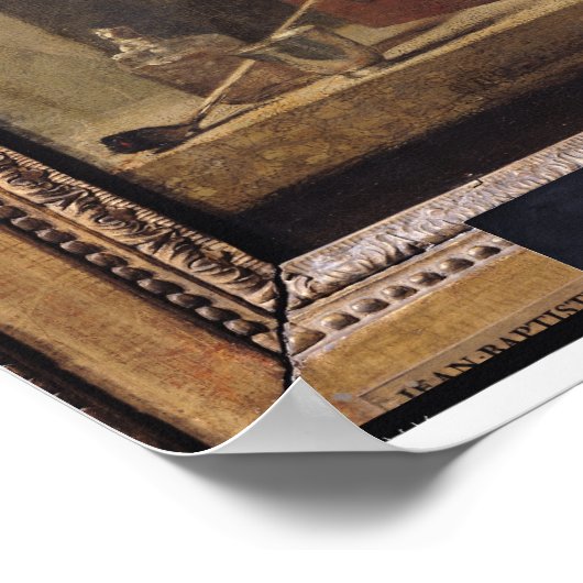 Stillleben von Rohren und Trinkglas Poster (Ecke)