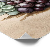 Stillleben: Wein 1 Poster (Ecke)