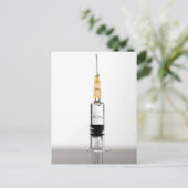 Stillleben, weißer Hintergrund Postkarte (Stehend Vorderseite)