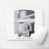 Stillleben zeichnend Gartengeräte für Gärtner Mousepad (Mit Mouse)